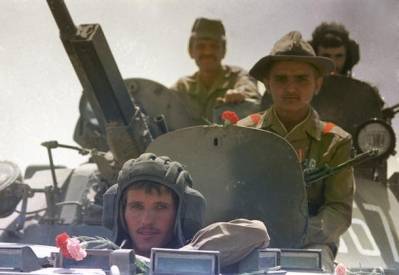 Soviet soldiers in Afghanistan